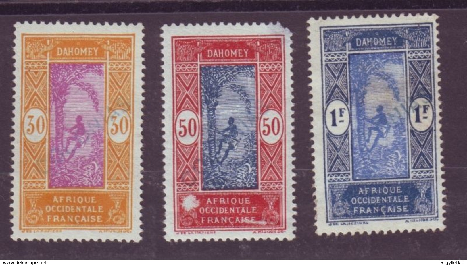 DAHOMEY FRENCH AFRICA 1926 SPECIMENS - Used Stamps