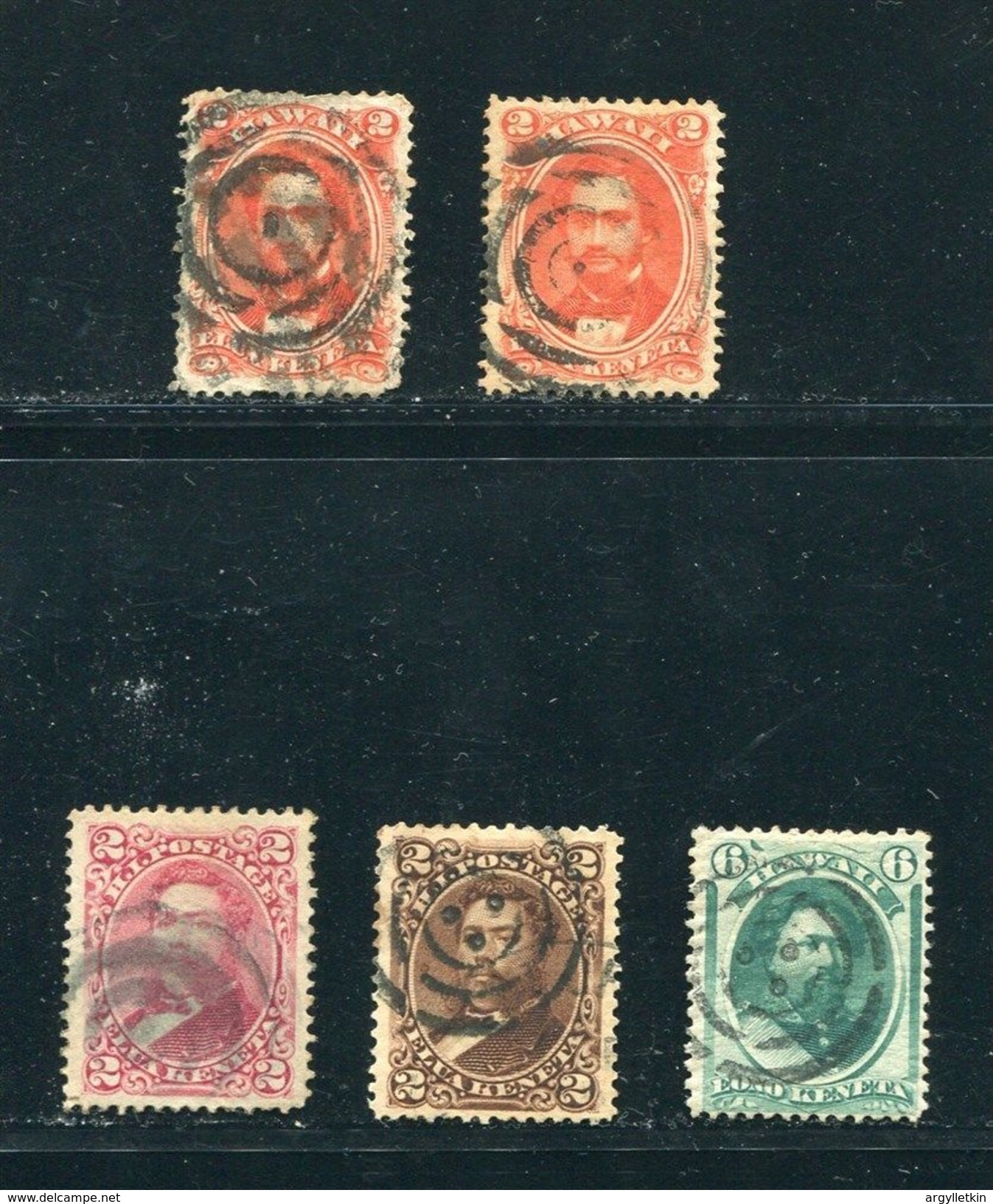 HAWAII RING POSTMARKS - Hawaï