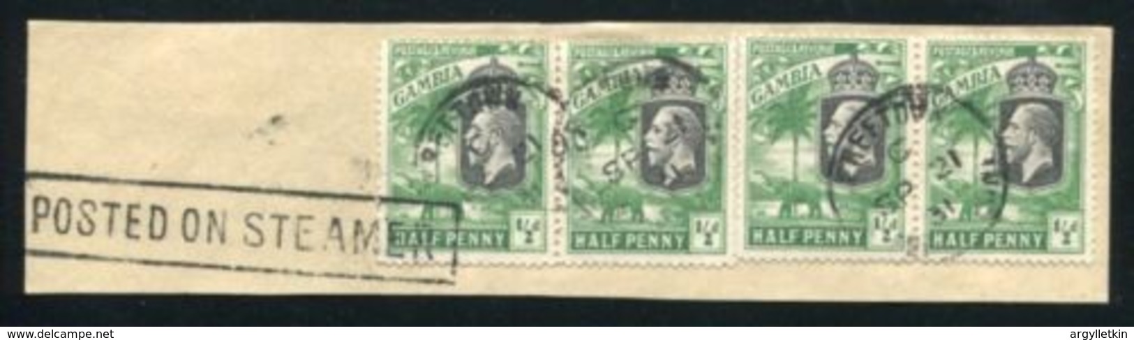 GAMBIA USED ABROAD MARITIME SIERRA LEONE KGS 1931 - Gambia (...-1964)