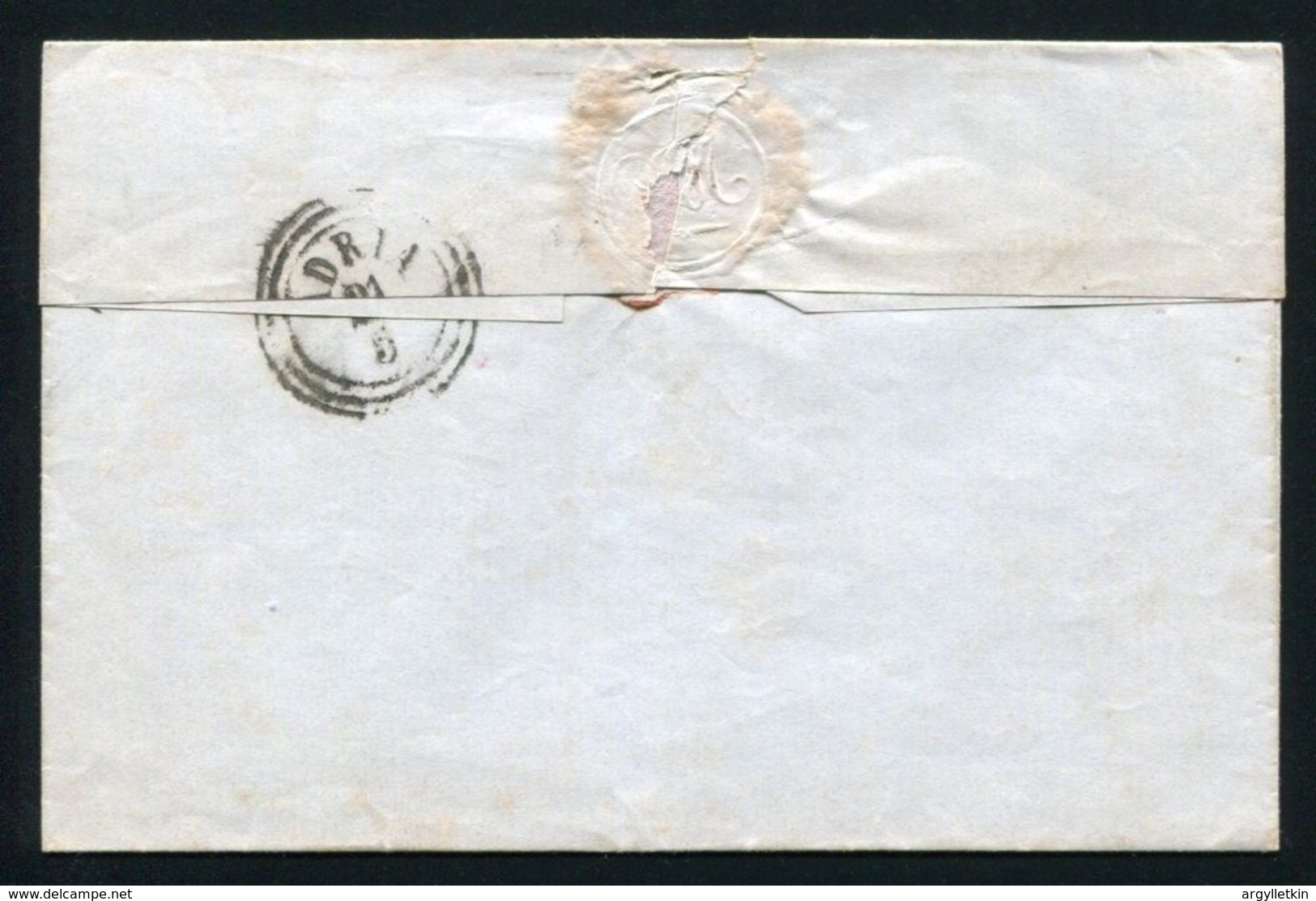 AUSTRIAN ITALY LOMBARDO VENETIA 1850 SAN VITO ADRIA COVER ADRIATIC SEA - 1. ...-1850 Prephilately