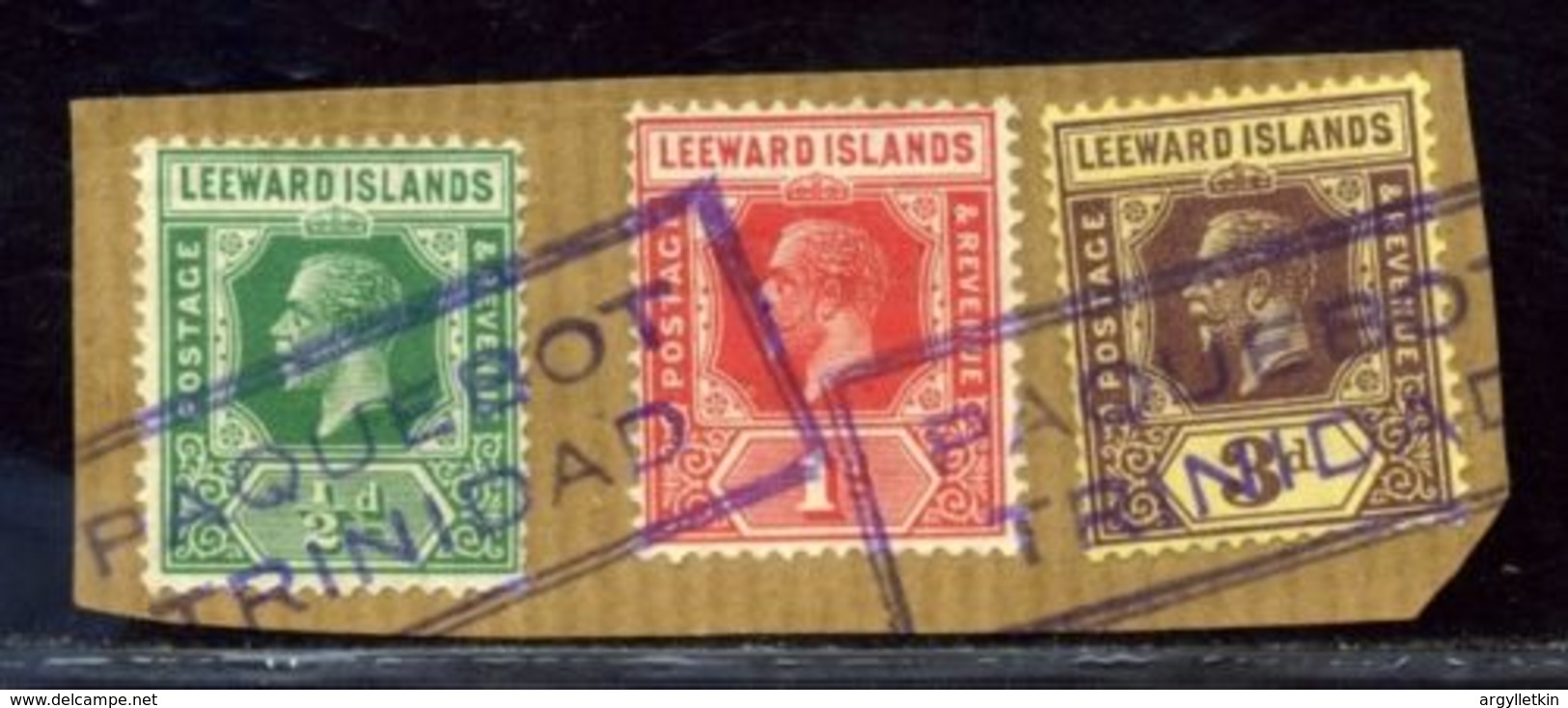 LEEWARD ISLANDS TRINIDAD KGV PAQUEBOT - Leeward  Islands