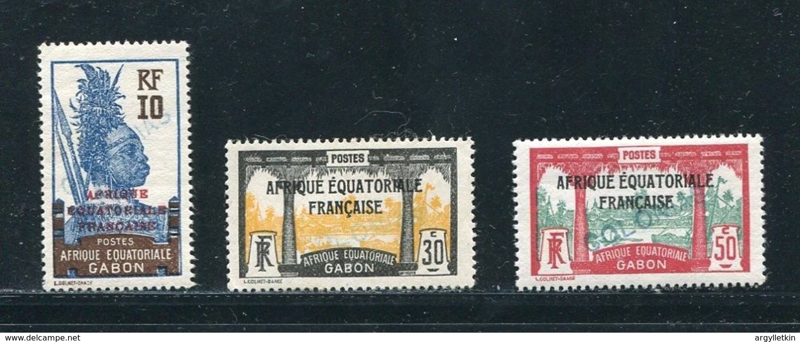 FRENCH AFRICA GABON U.P.U. SPECIMENS SPANISH POST OFFICE 1926 - Used Stamps