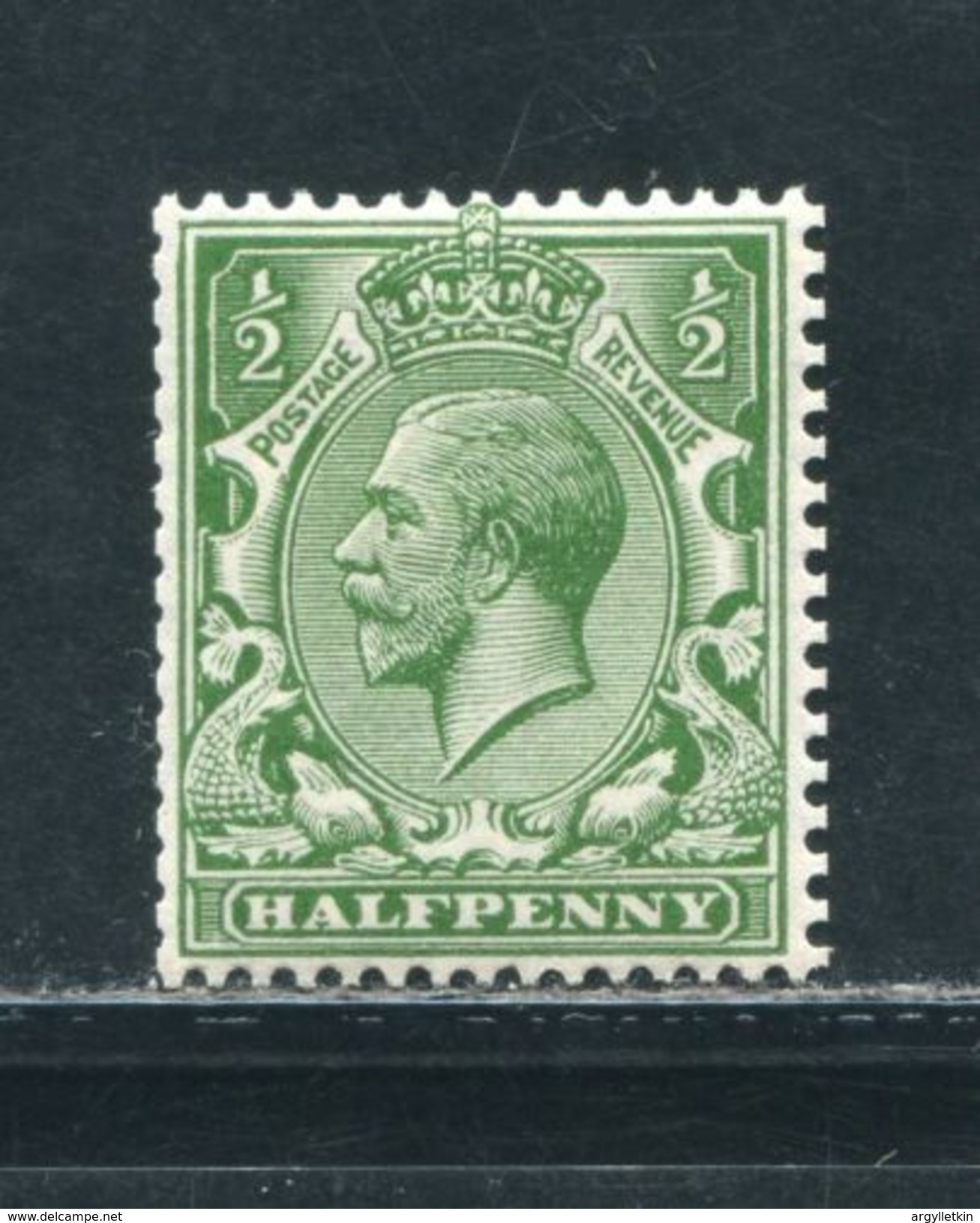 GB GEORGE 5TH 1913 ROYAL CYPHER 1/2d - Unused Stamps