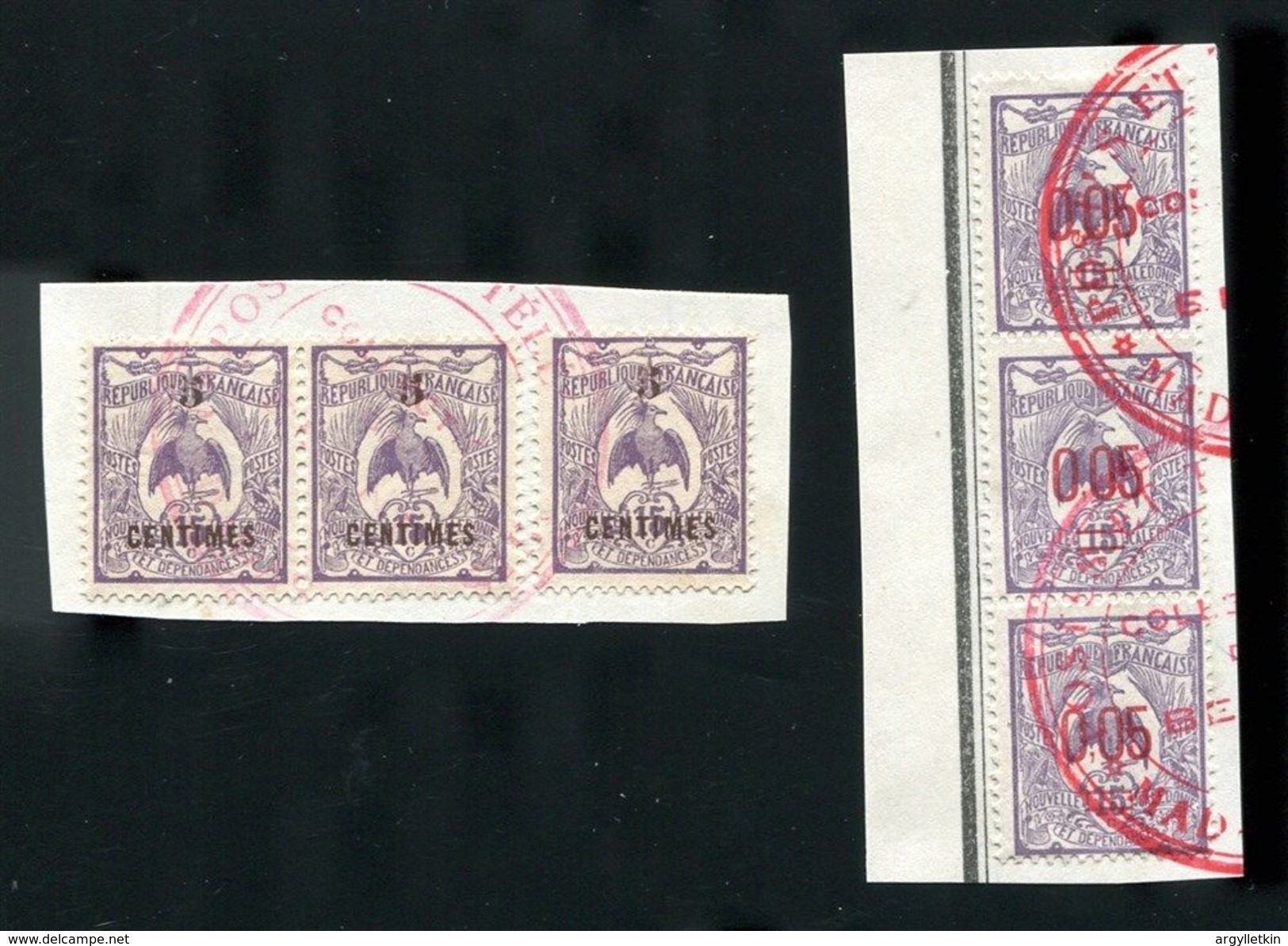 FRENCH PACIFIC NEW CALEDONIA SPECIMEN 1918/1922 - Used Stamps