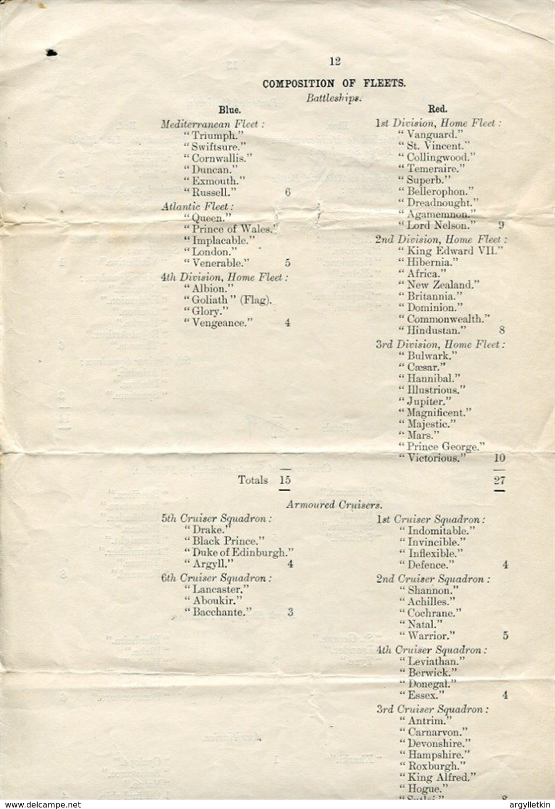 GREAT BRITAIN POST OFFICE ROYAL NAVY ADMIRALTY NAVAL MANOEUVRES 1910 - Other & Unclassified