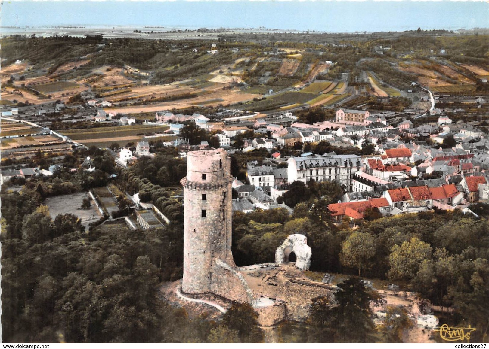 91-MONTLHERY- VUE AERIENNE - Montlhery