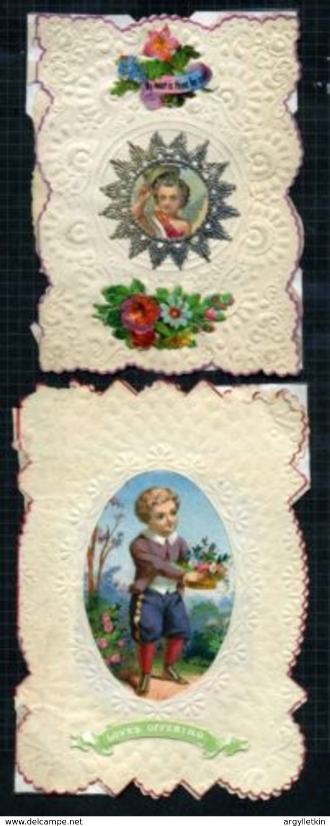 GB VALENTINE CARDS 1868 & 1869 - Historical Documents