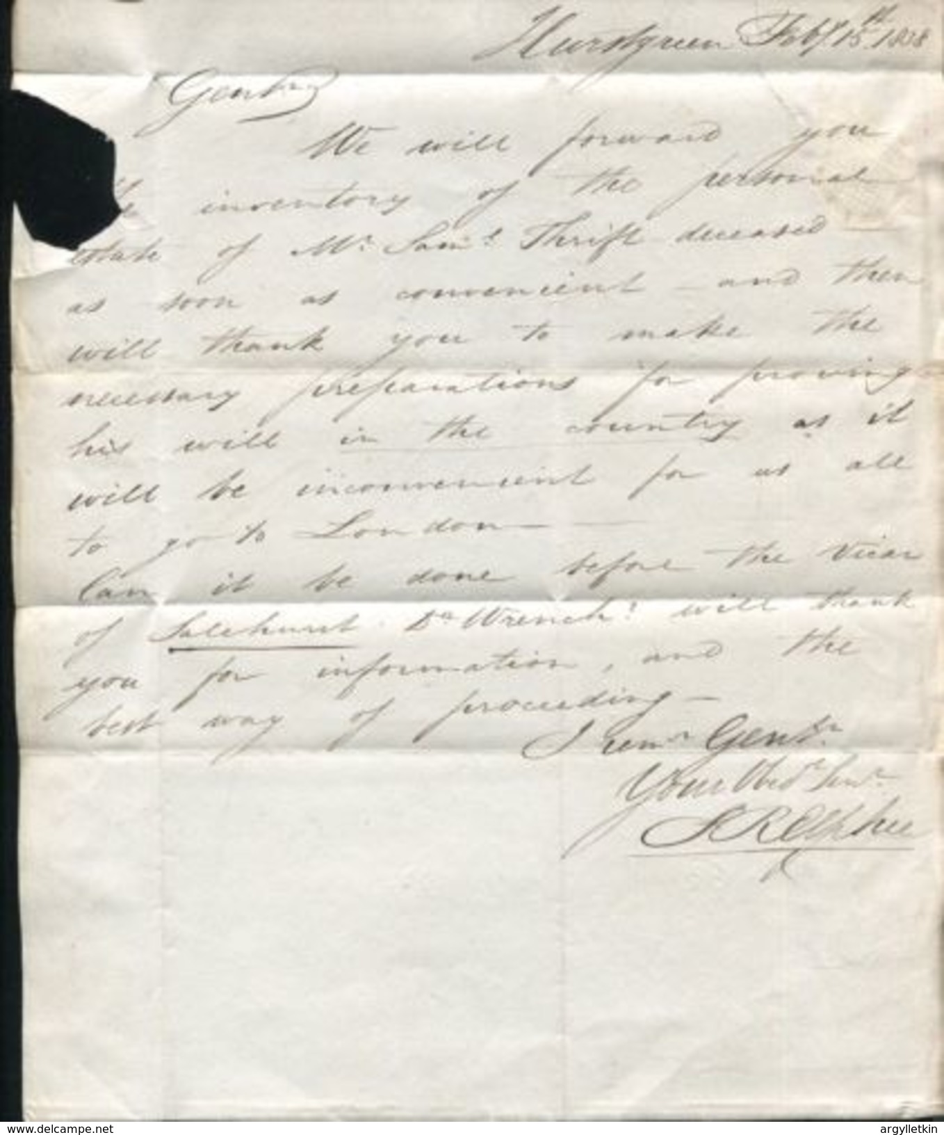 GREAT BRITAIN EAST SUSSEX KENT POSTAGE DUE 1838 - ...-1840 Préphilatélie