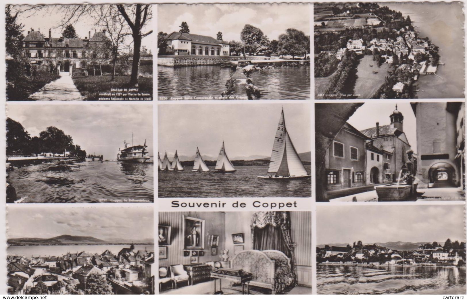 SUISSE,HELVETIA,SWISS,SCHWEIZ,SVIZZERA,switzerland,VAUD,NYON,COPPET,CARTE PHOTO SARTORI - Coppet