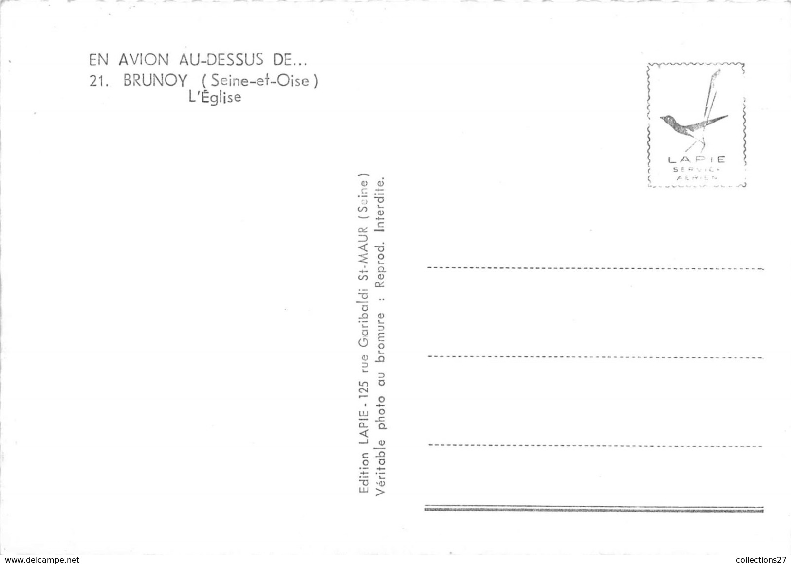 91-BRUNOY- VUE DU CIEL - Brunoy