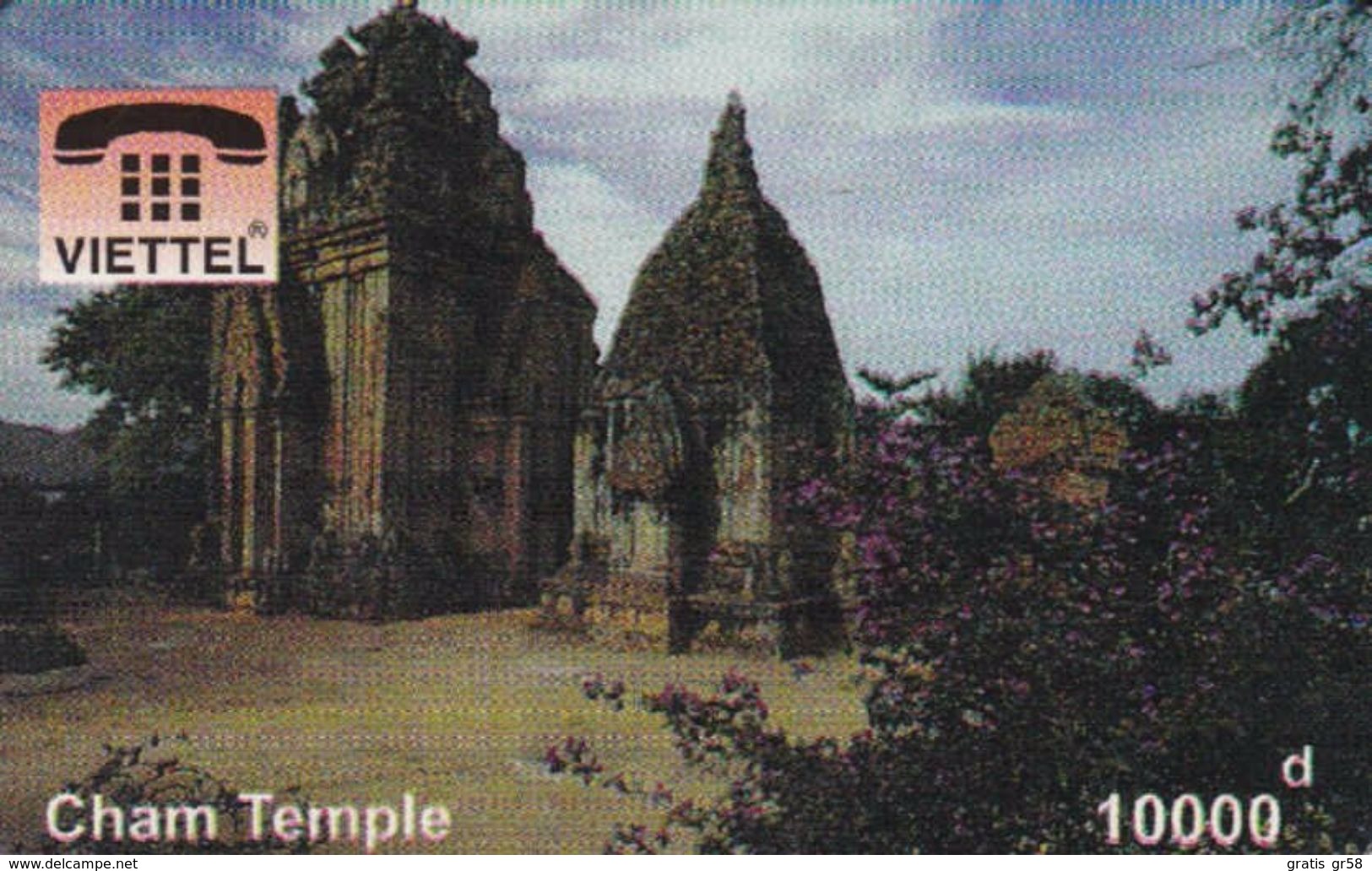 Vietnam - FAKE-VIET-1019, Viettel, Cham Temple, Fake Phonecard - Vietnam