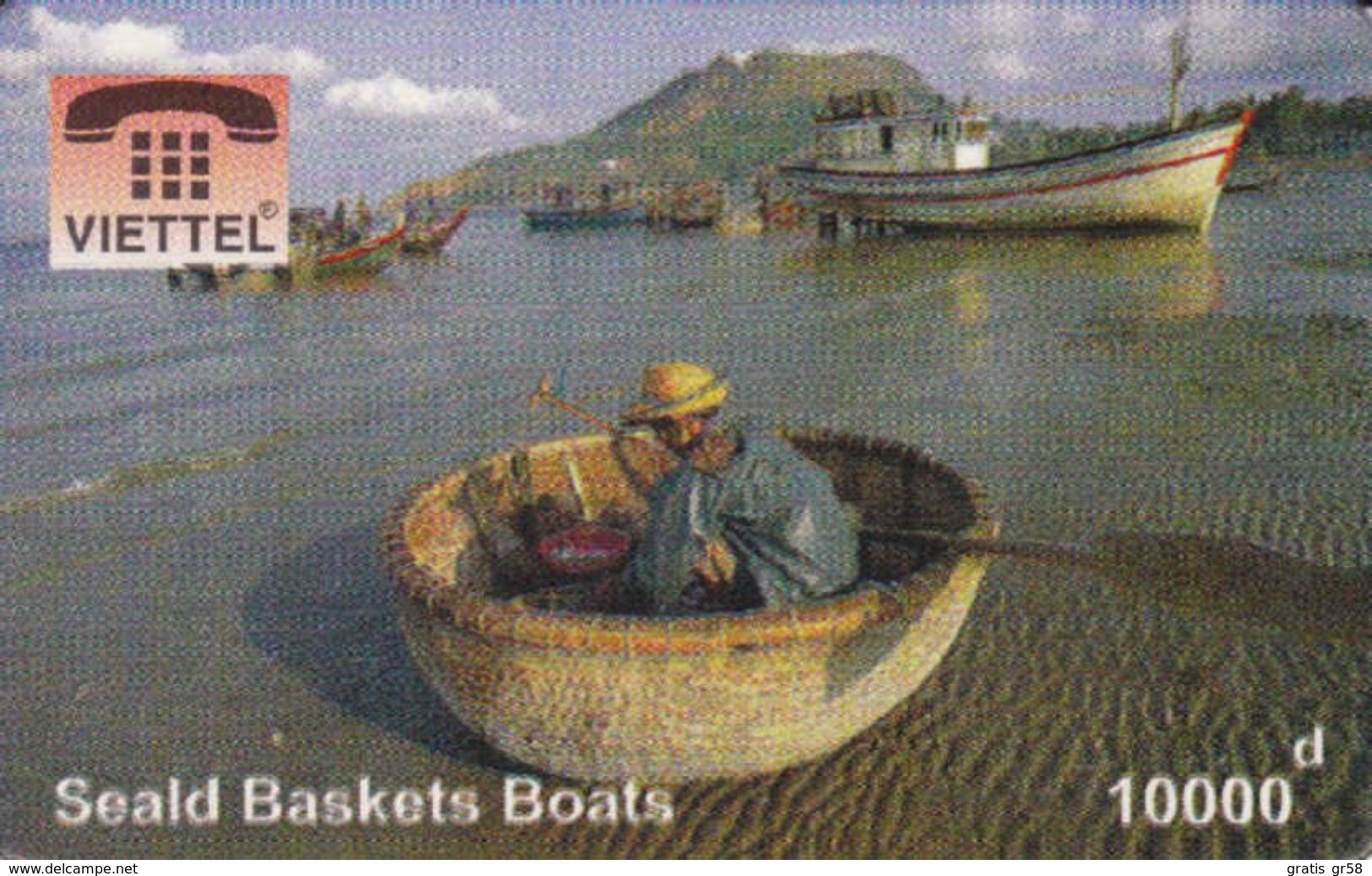 Vietnam - FAKE-VIET-1017, Viettel, Seald Baskets Boats, Fake Phonecard - Vietnam