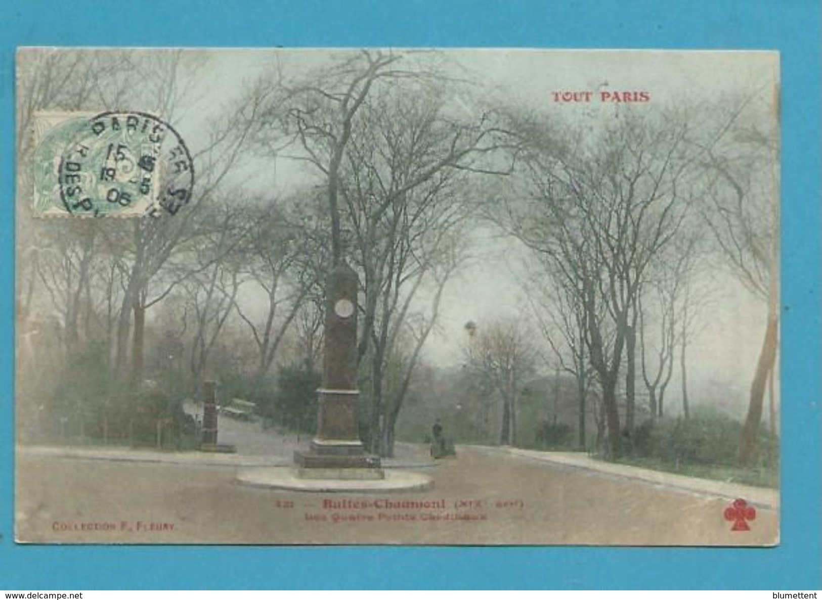 CPA TOUT PARIS 421 - Buttes Chaumont Les Quatre Points Cardinaux (XIXème) Collection FLEURY - District 19