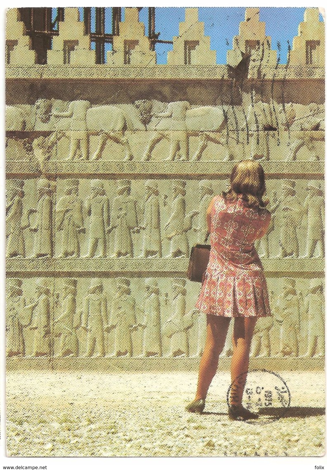 Persepolis - Bas-reliëf Of Apadana - Eastern Stairway - 1975 - Iran