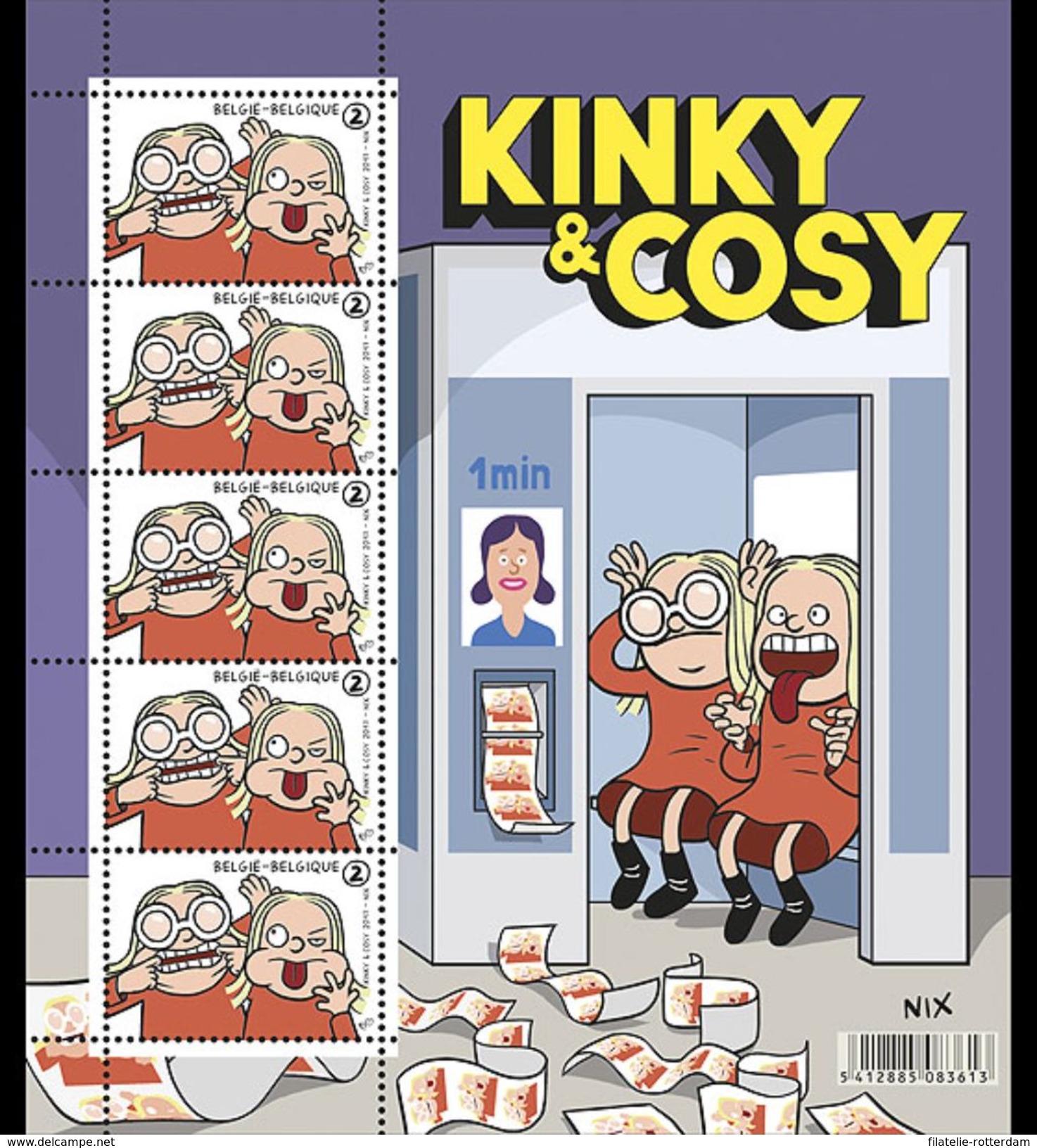 België / Belgium - Postfris / MNH - Sheet Stripboeken, Kinky En Cosy 2017 - Nuevos