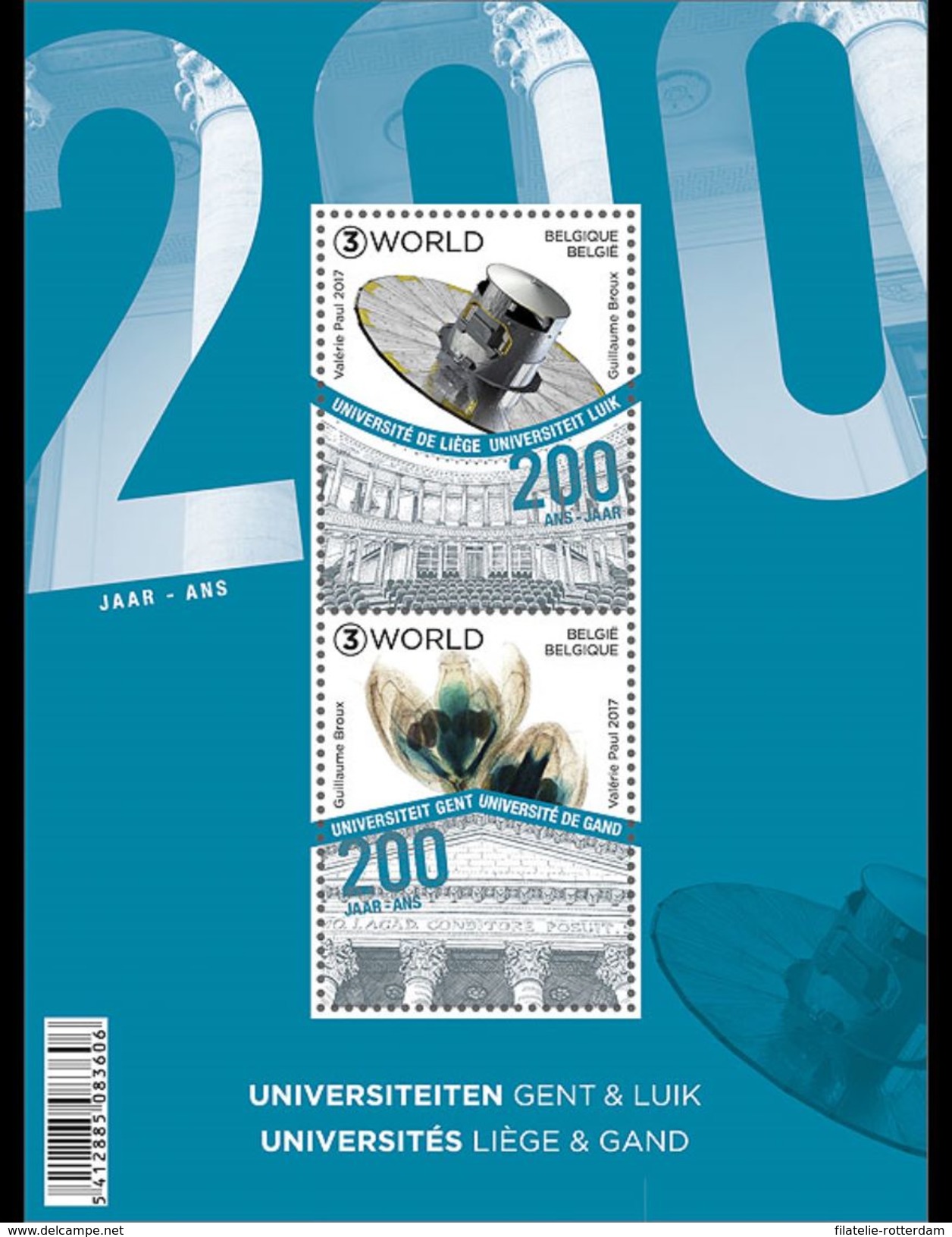 België / Belgium - Postfris / MNH - Sheet 200 Jaar Universiteiten Van Gent En Luik 2017 - Nuevos