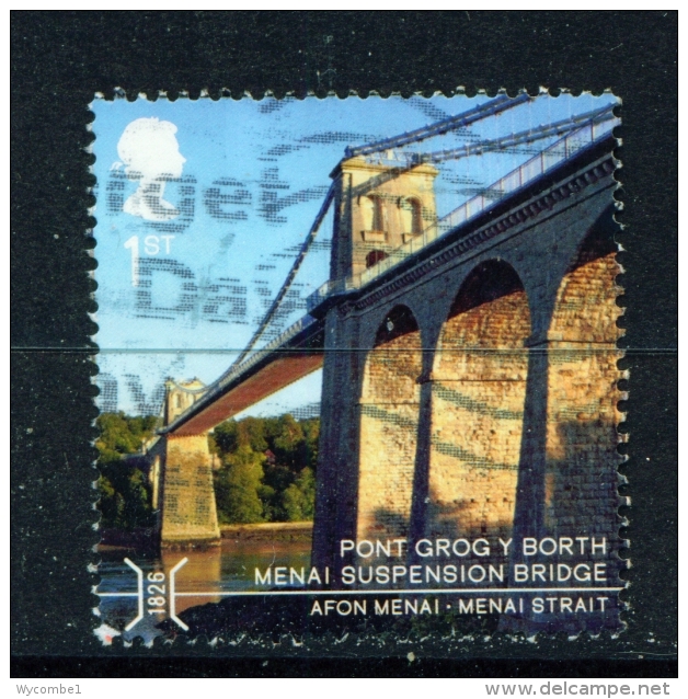 GREAT BRITAIN  -  2015  Bridges  1st  Used As Scan - Used Stamps