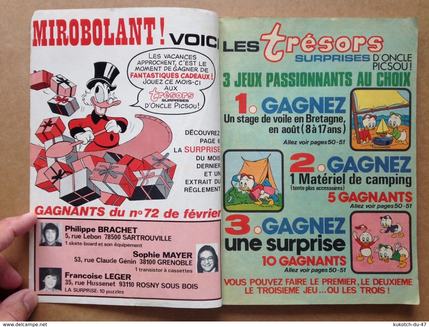 Disney - Picsou Magazine - Année 1978 - N°76 (avec Grand Défaut D'usure) - Picsou Magazine