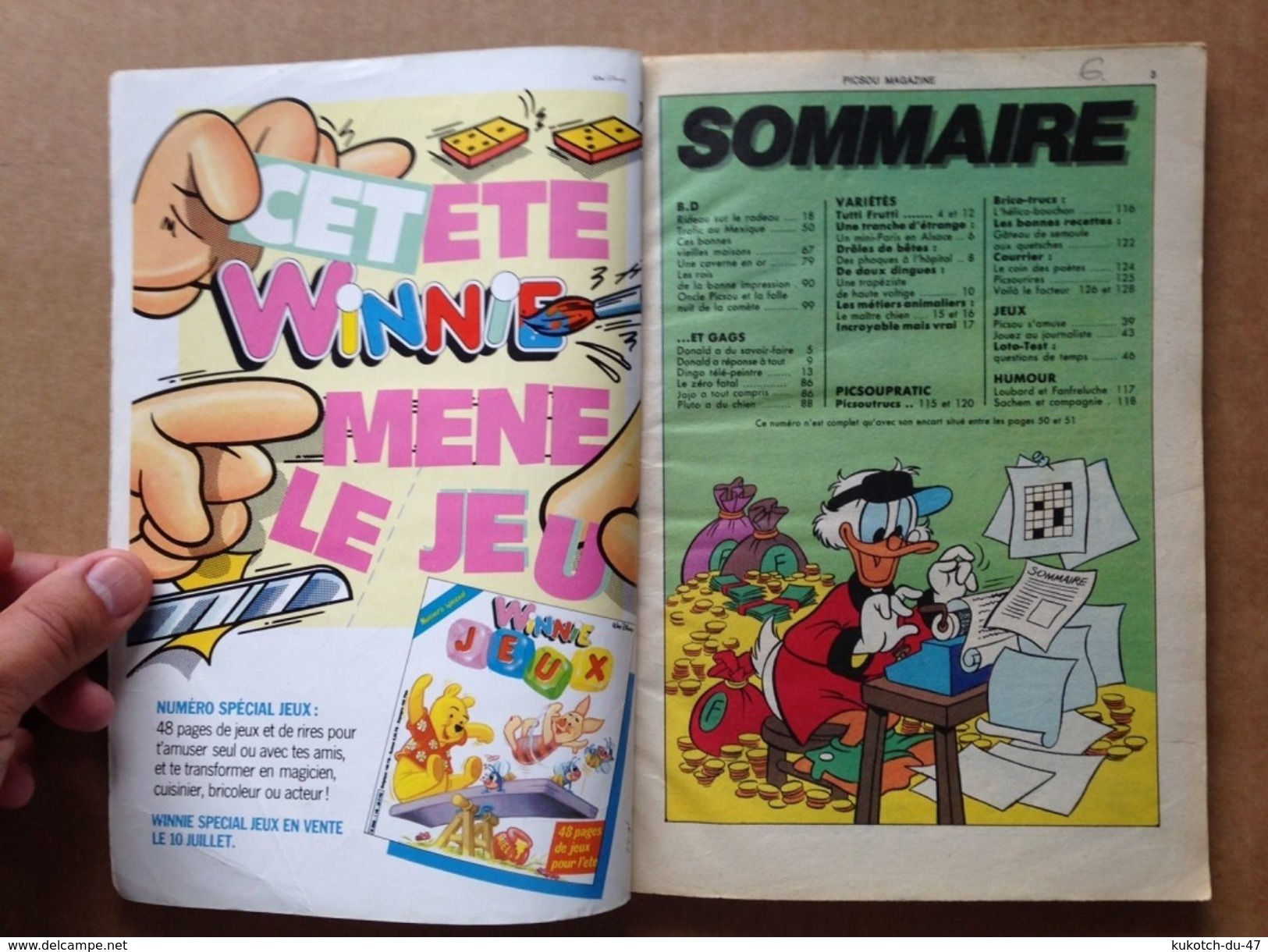 Disney - Picsou Magazine ° Année 1986 - N°175 (avec Grand Défaut D'usure) - Picsou Magazine