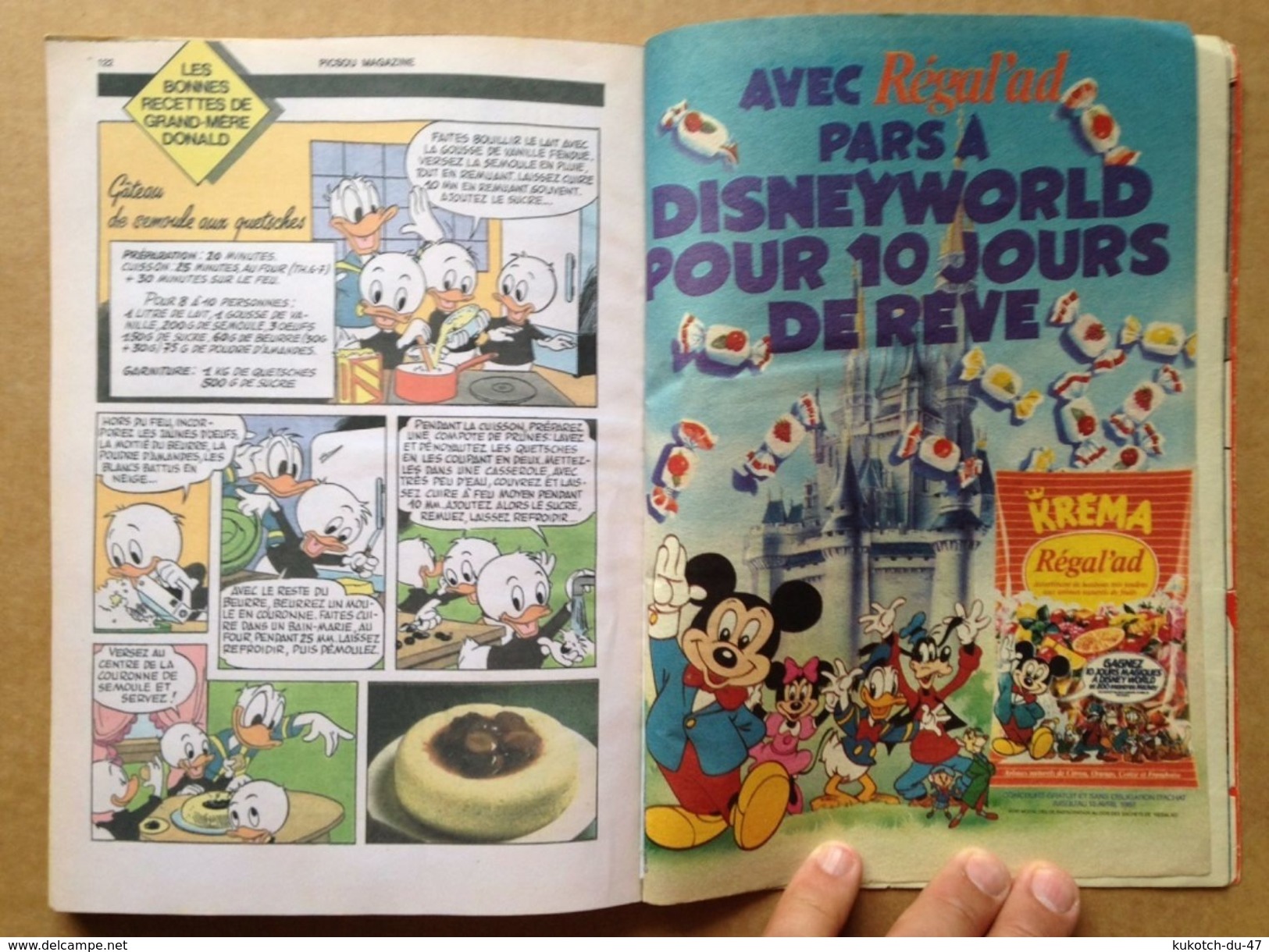 Disney - Picsou Magazine ° Année 1986 - N°175 (avec grand défaut d'usure)