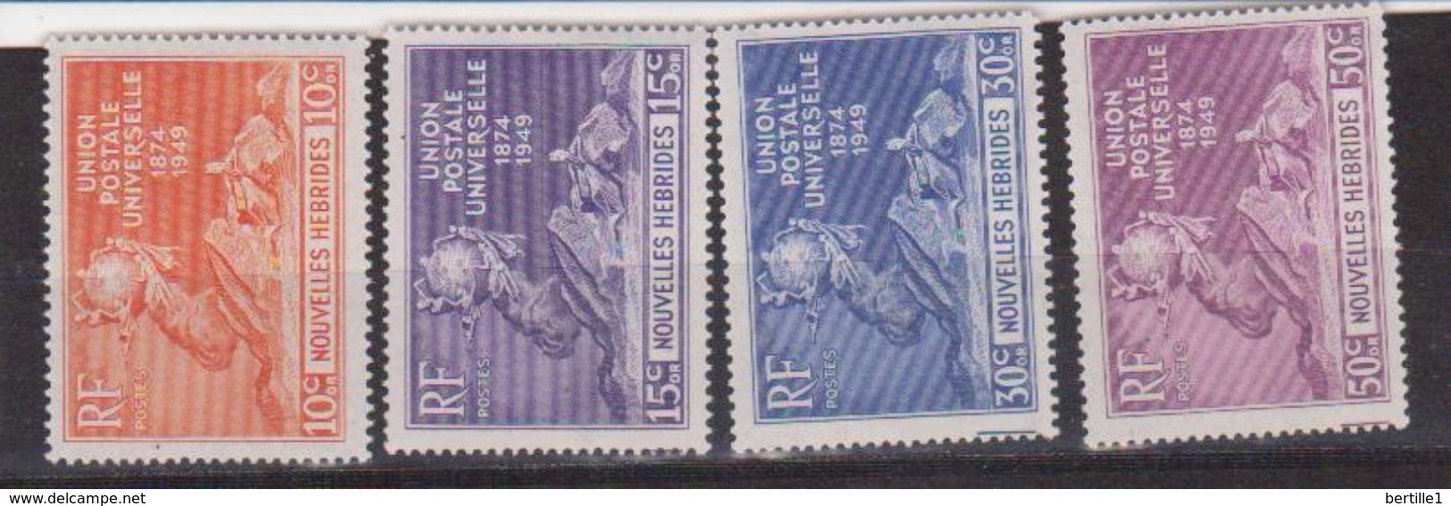 NOUVELLES HEBRIDES      N° YVERT  :   136/139   NEUF SANS CHARNIERE  ( N 630   ) - Unused Stamps