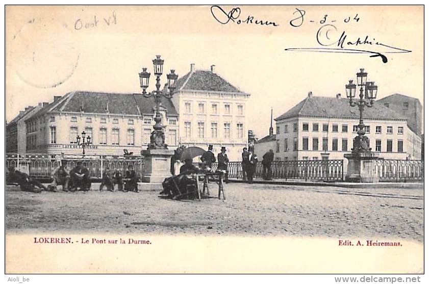 Lokeren. Le Pont Sur La Durme. - Vrzonden 1904 - Edit. A. Heiremans. - Lokeren