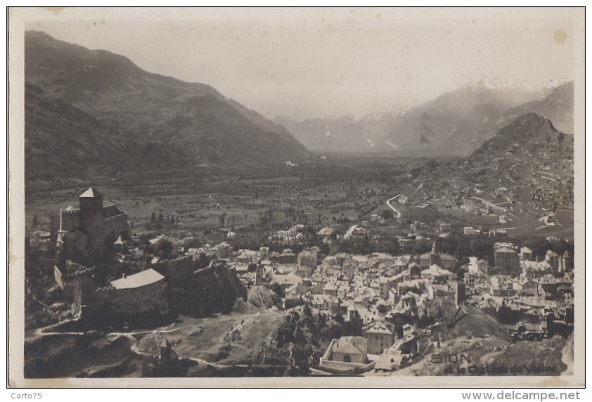 Suisse - Sion Et Château De Valère - Sion