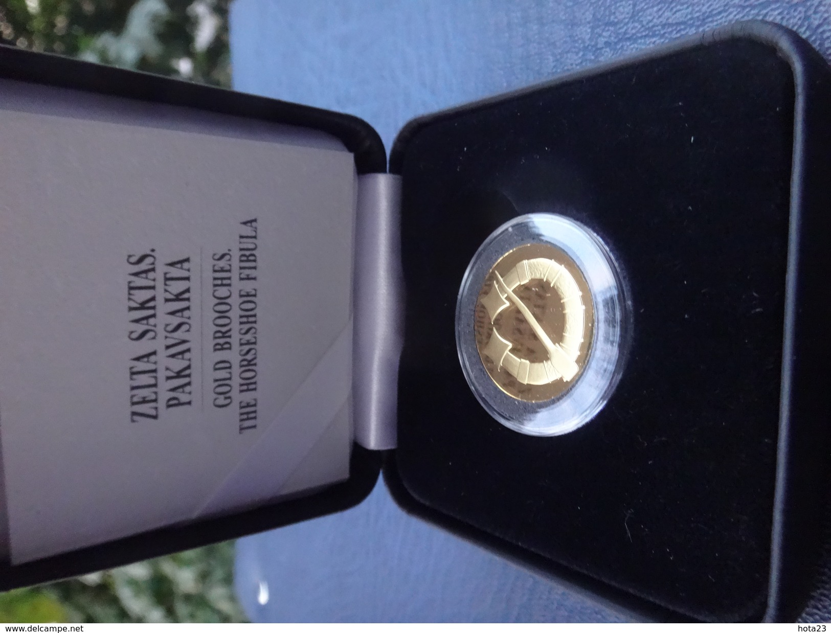 New !!! 20 Euro Gold Coin 6 Gr Latvia Lettland Brooches Horseshoe Fibula Proof 2017 - Latvia
