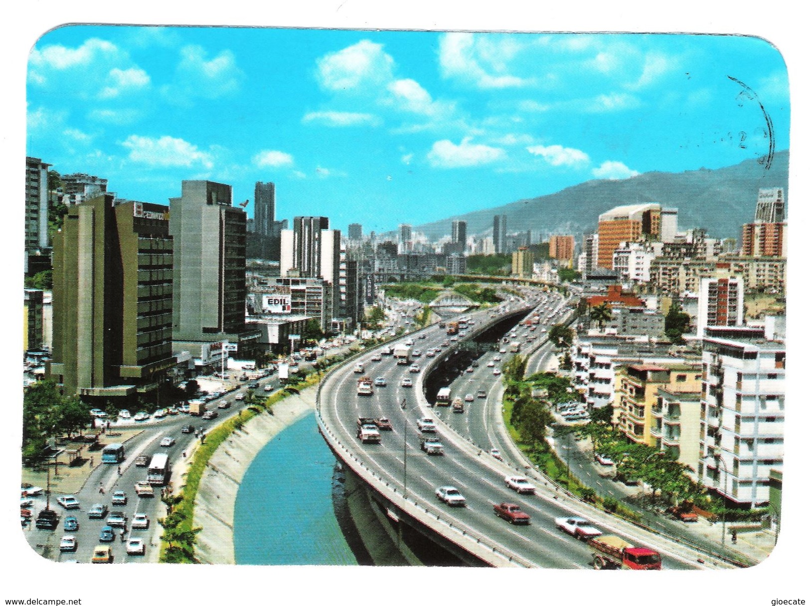 CARACAS - VENEZUELA - AUTOPISTAS DEL ESTE - VIAGGIATA 1986 - (528) - Venezuela