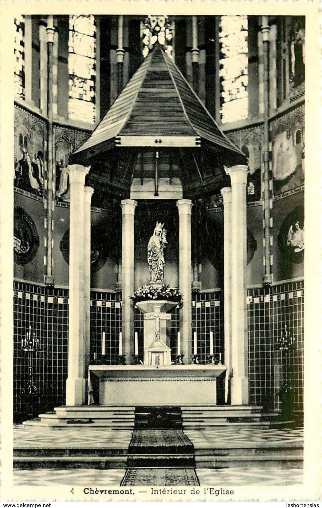 CHEVREMONT INTERIEUR DE L'EGLISE CHAUDFONTAINE - Chaudfontaine