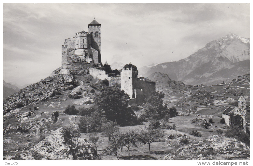 Suisse - Sion - Château De Valère Vue Est - Sion