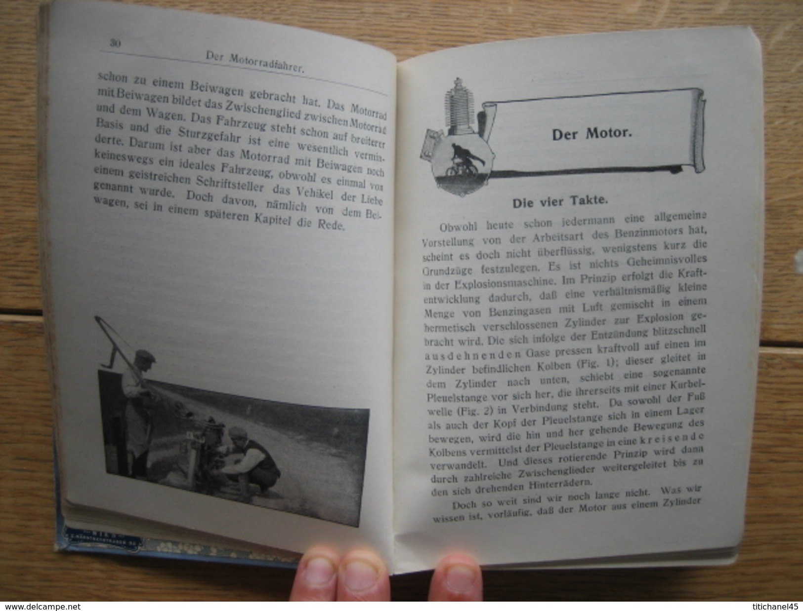 1915 OHNE CHAUFFEUR von FILIUS - Handbuch für automobilisten und motorradfahrer