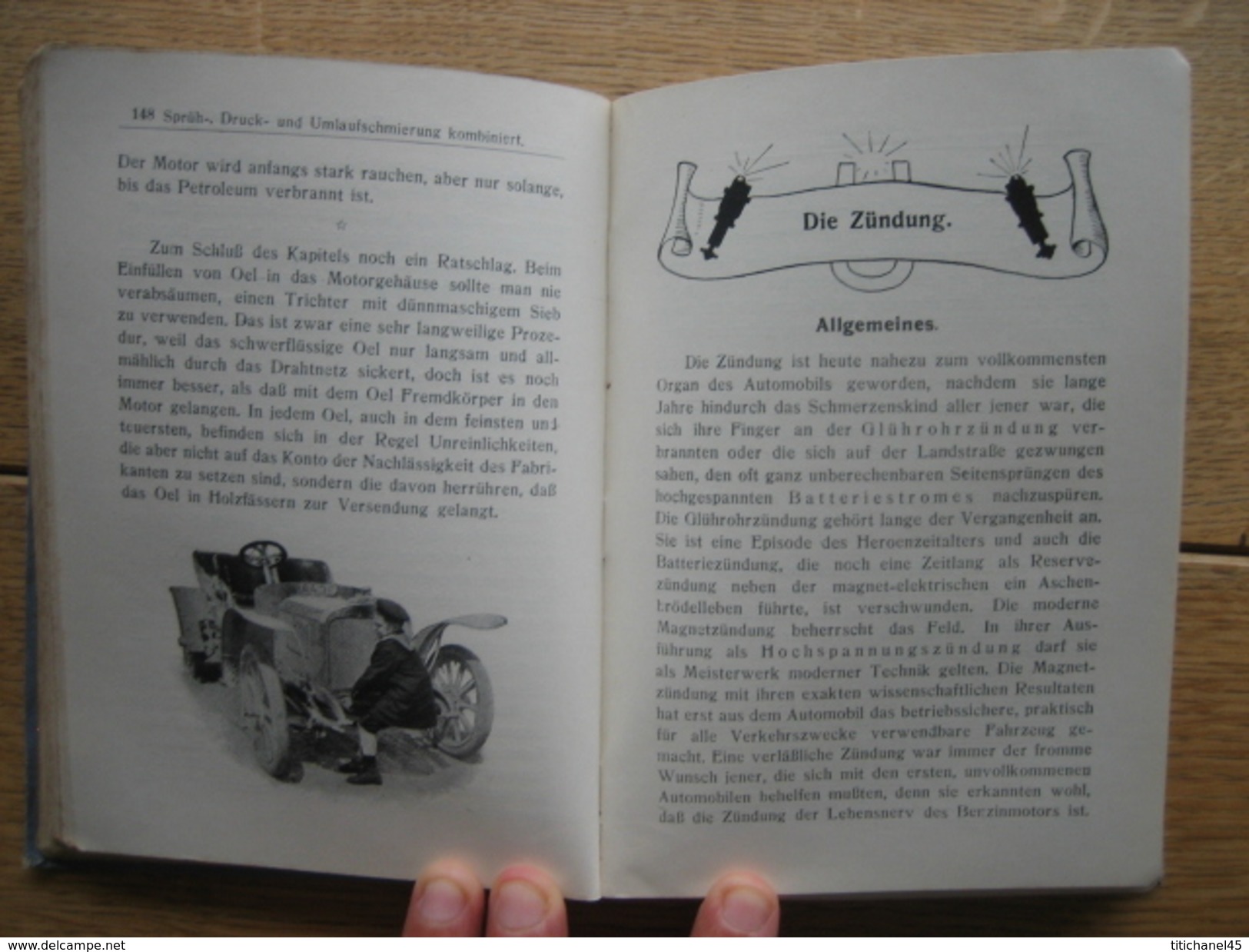1915 OHNE CHAUFFEUR von FILIUS - Handbuch für automobilisten und motorradfahrer