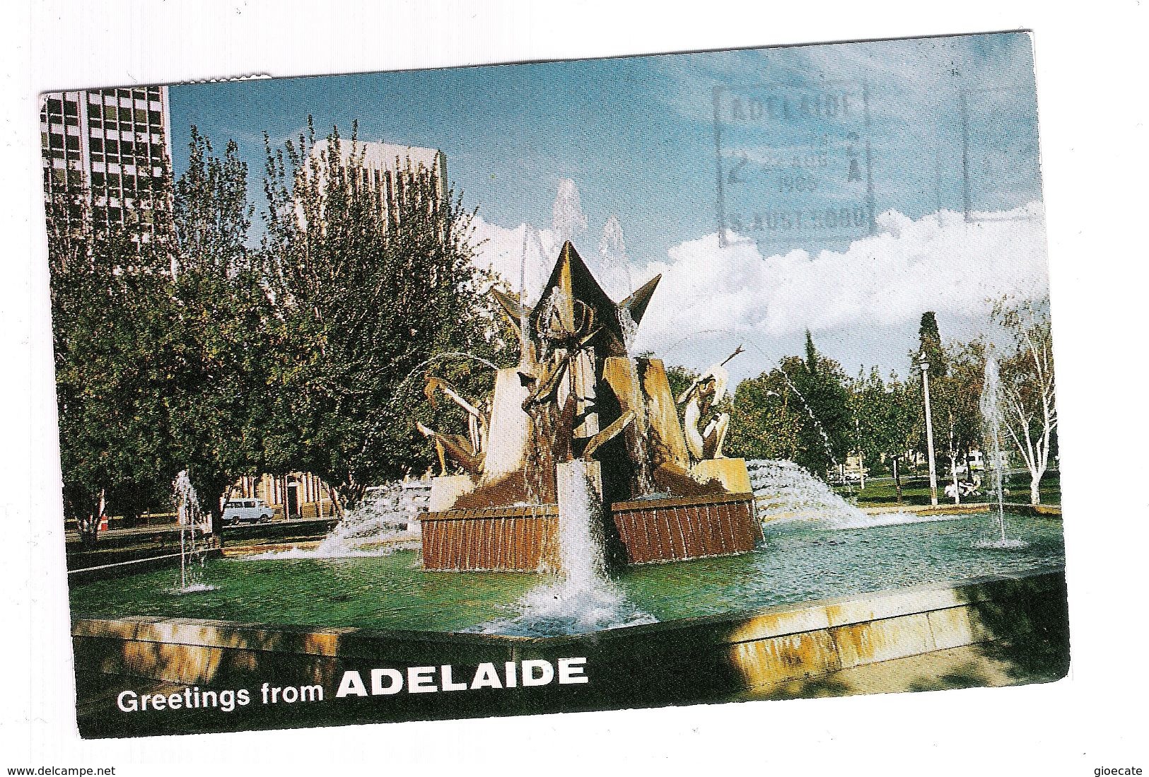 GREETING FROM ADELAIDE - VIAGGIATA 1985   - (1044) - Adelaide