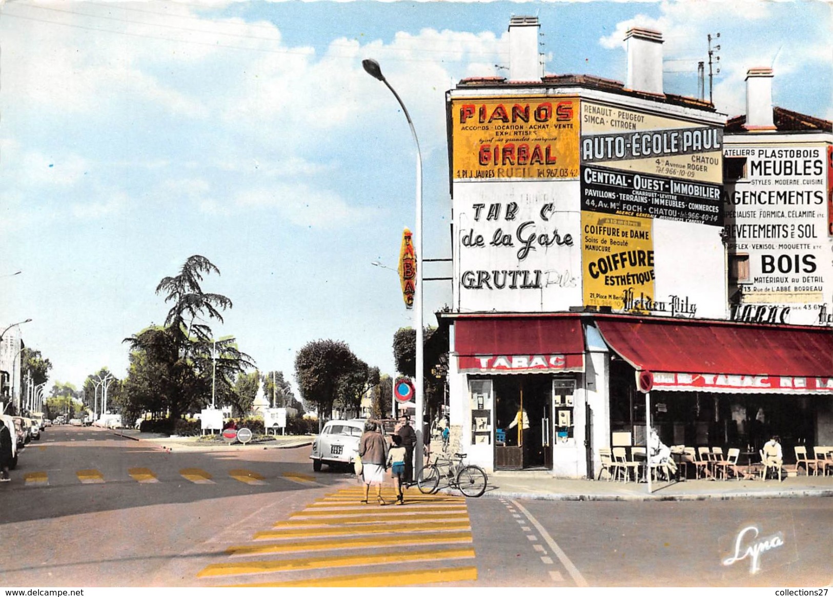 78-CHATOU- PLACE MAURICE BERTEAUX , TABAC - Chatou