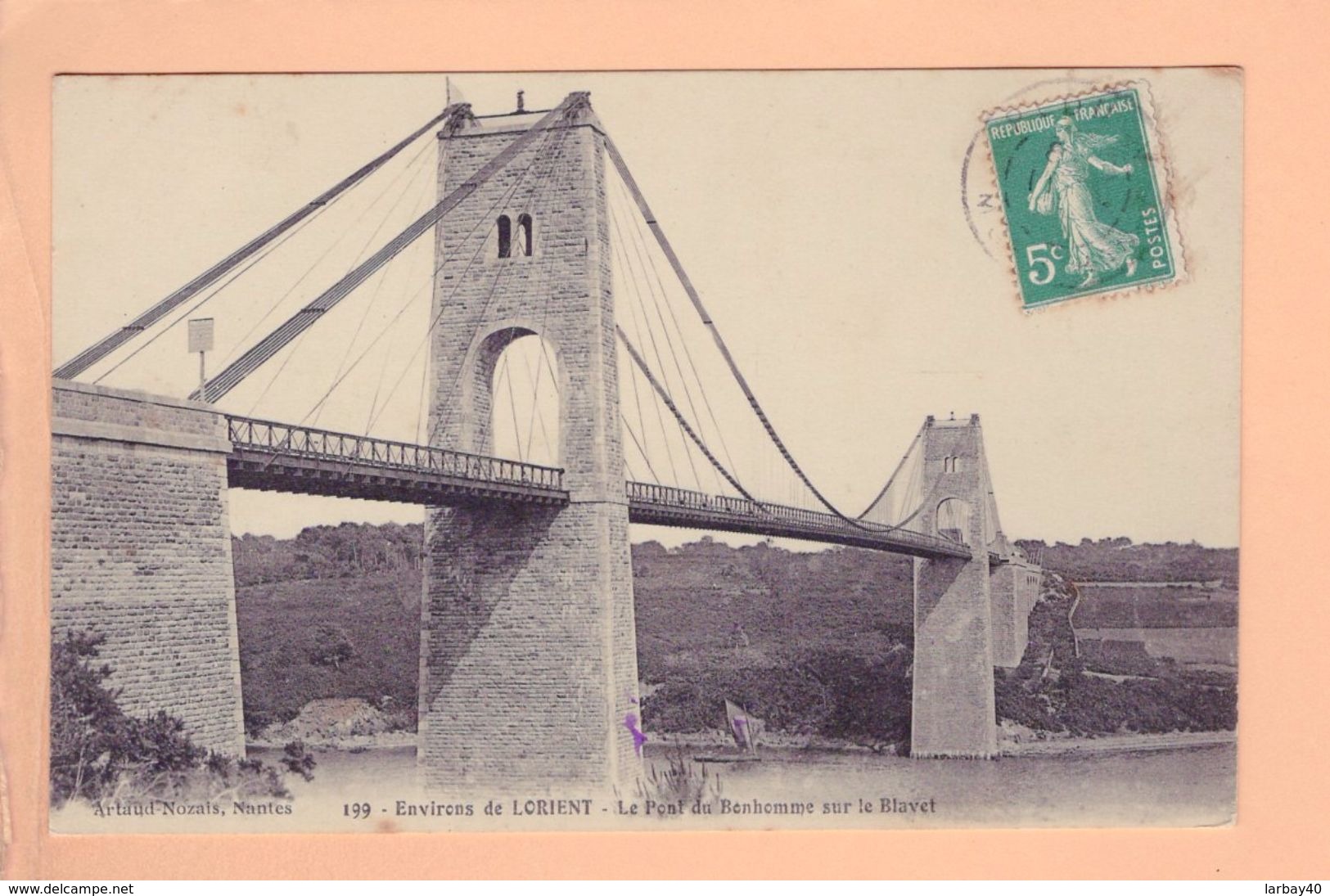 Cpa Cartes Postales Ancienne - Lorient Pont Du Bonhomme 199 - Lorient