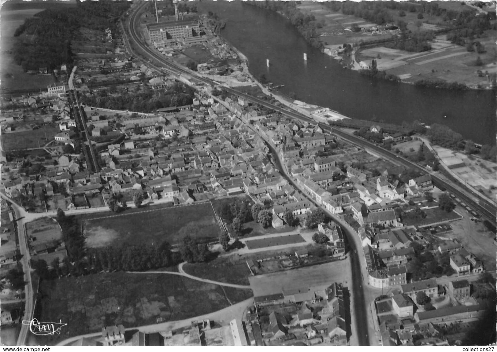 78-BONNIERES-VUE  AERIENNE - Bonnieres Sur Seine