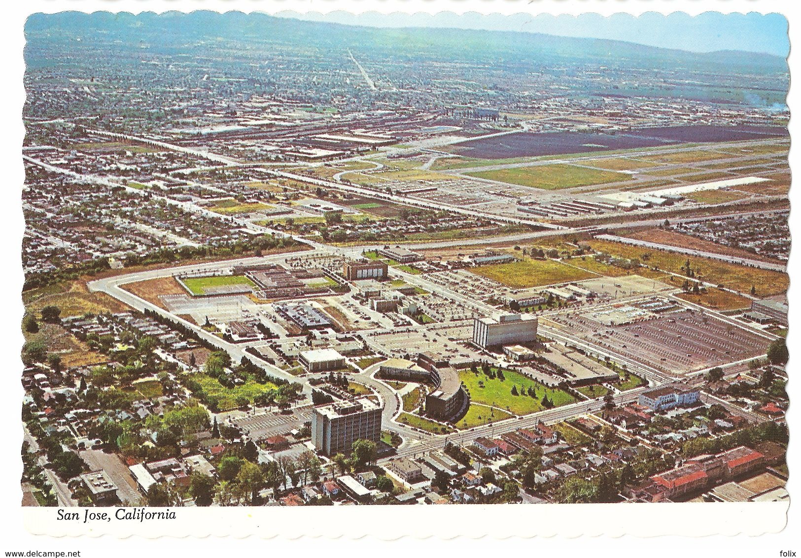 San Jose - California - San Jose Aerial View - San Jose