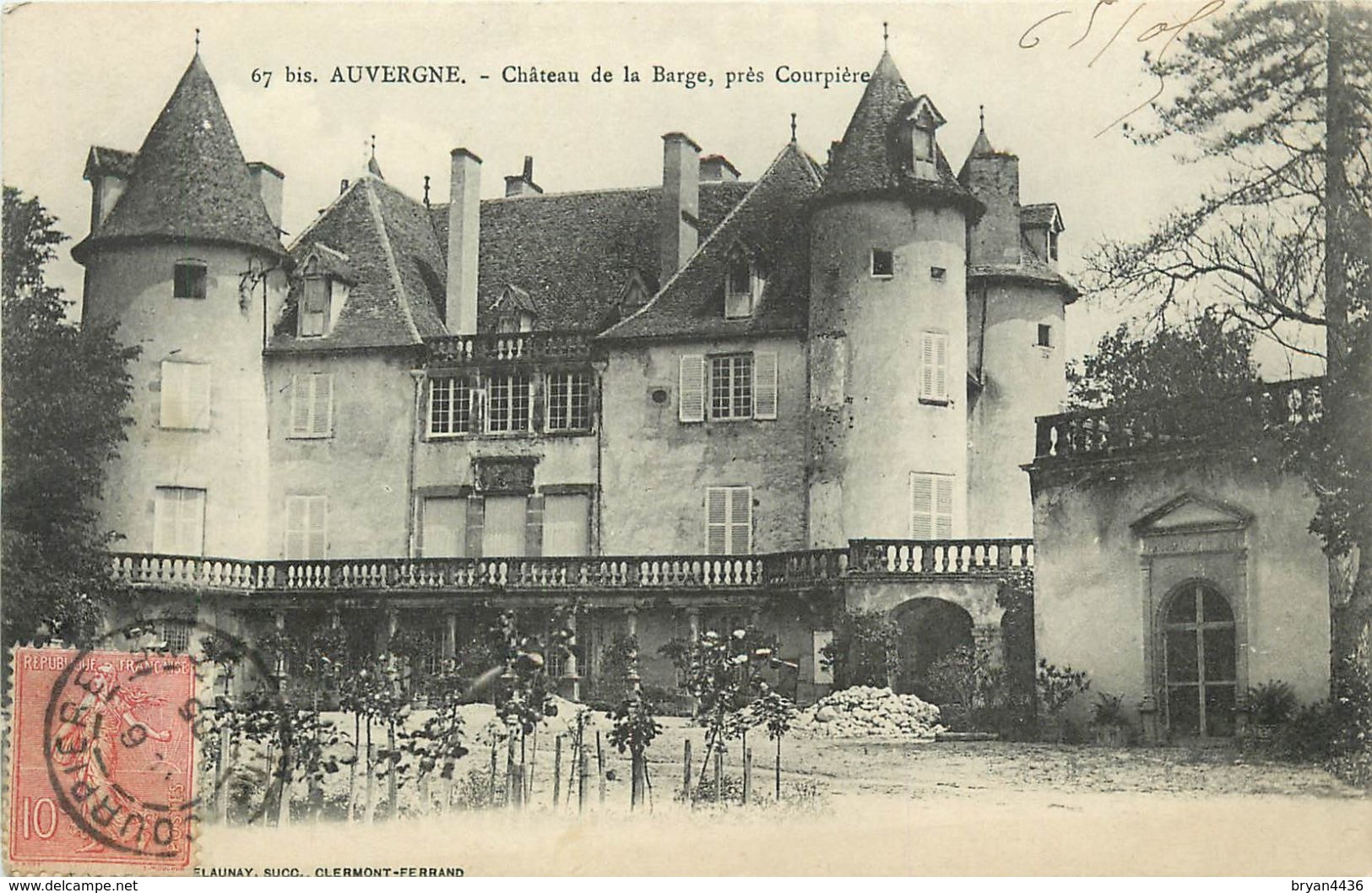 63 - CHATEAU DE LA BARGE PRES COURPIERE - PUY DE DOME - VOIR SCANS - Autres & Non Classés