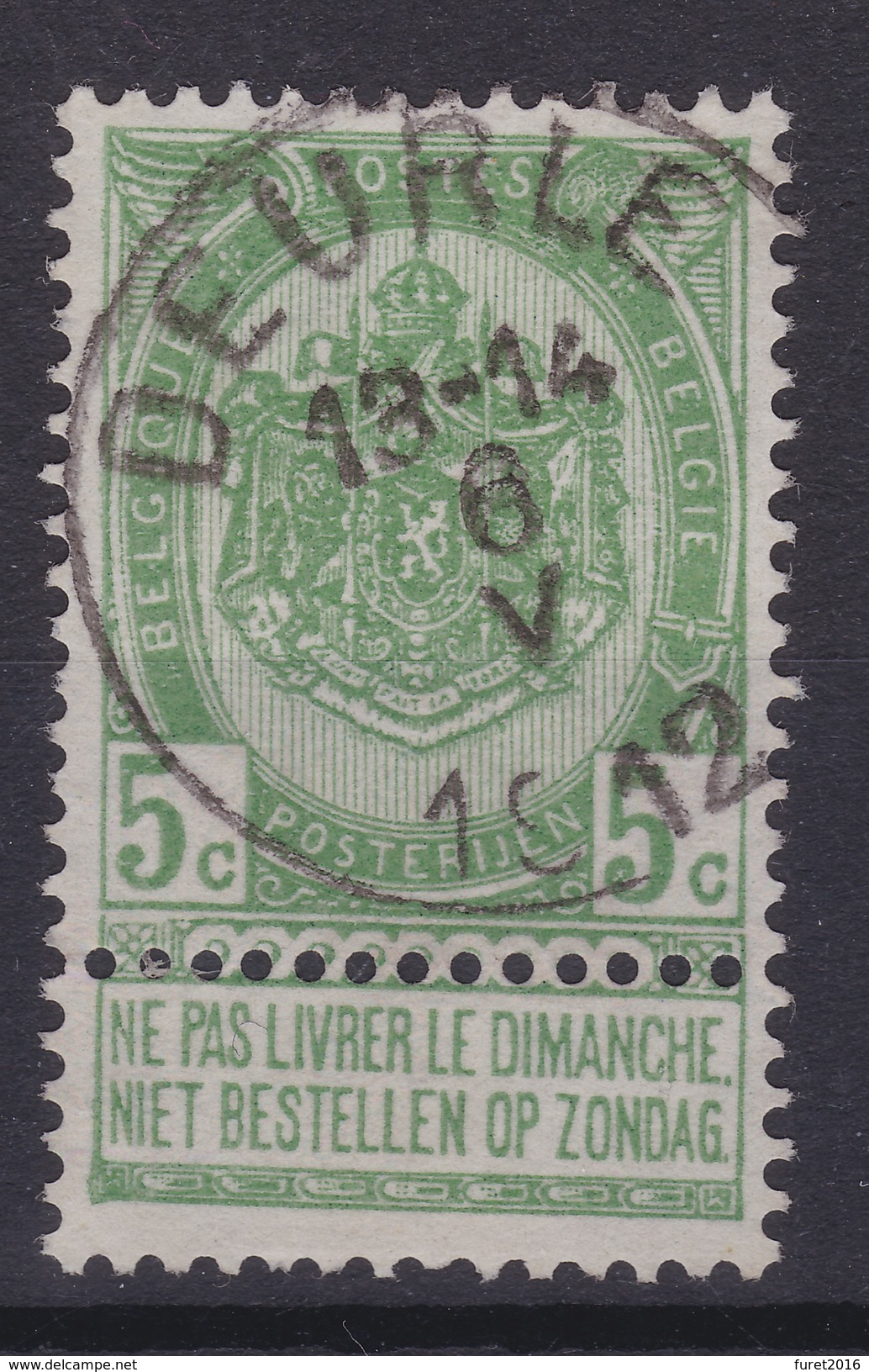 N° 56  DEURLE - 1893-1907 Wappen