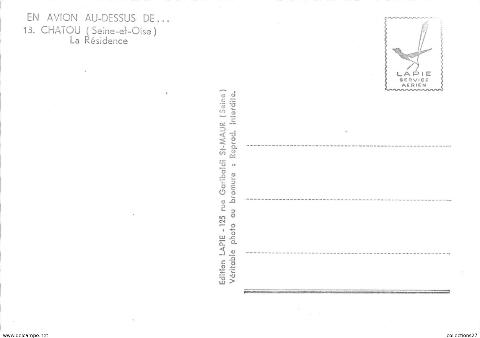 78-CHATOU- LA RESIDENCE VUE DU CIEL - Chatou