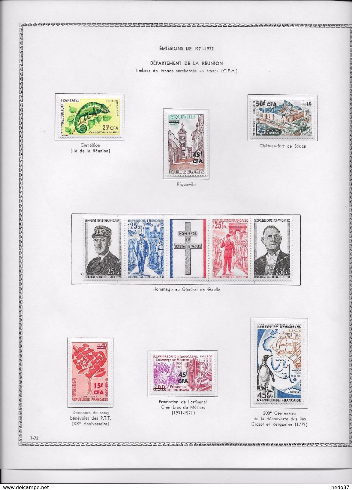 Réunion - Collection Vendue Page Par Page - Neufs * Avec Charnière - TB - Unused Stamps