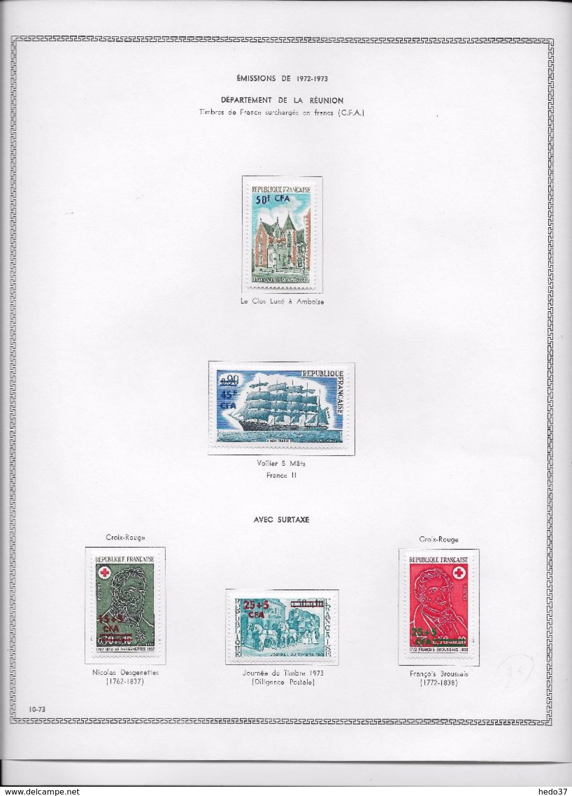 Réunion - Collection Vendue Page Par Page - Neufs * Avec Charnière - TB - Unused Stamps