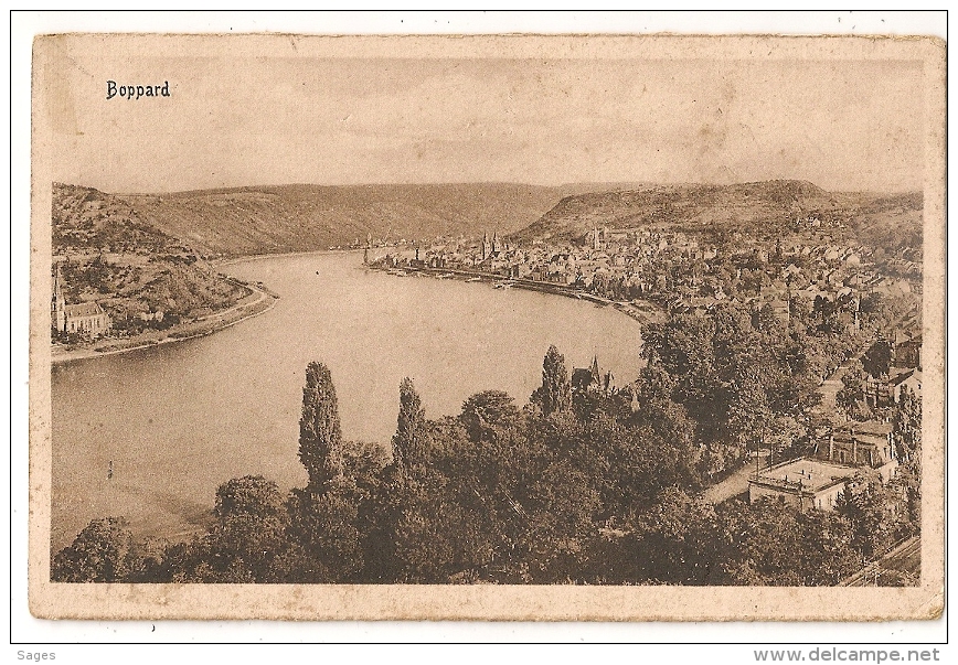 BOPPARD Allemagne POSTE AUX ARMEES 77. - Cachets Militaires A Partir De 1900 (hors Guerres)