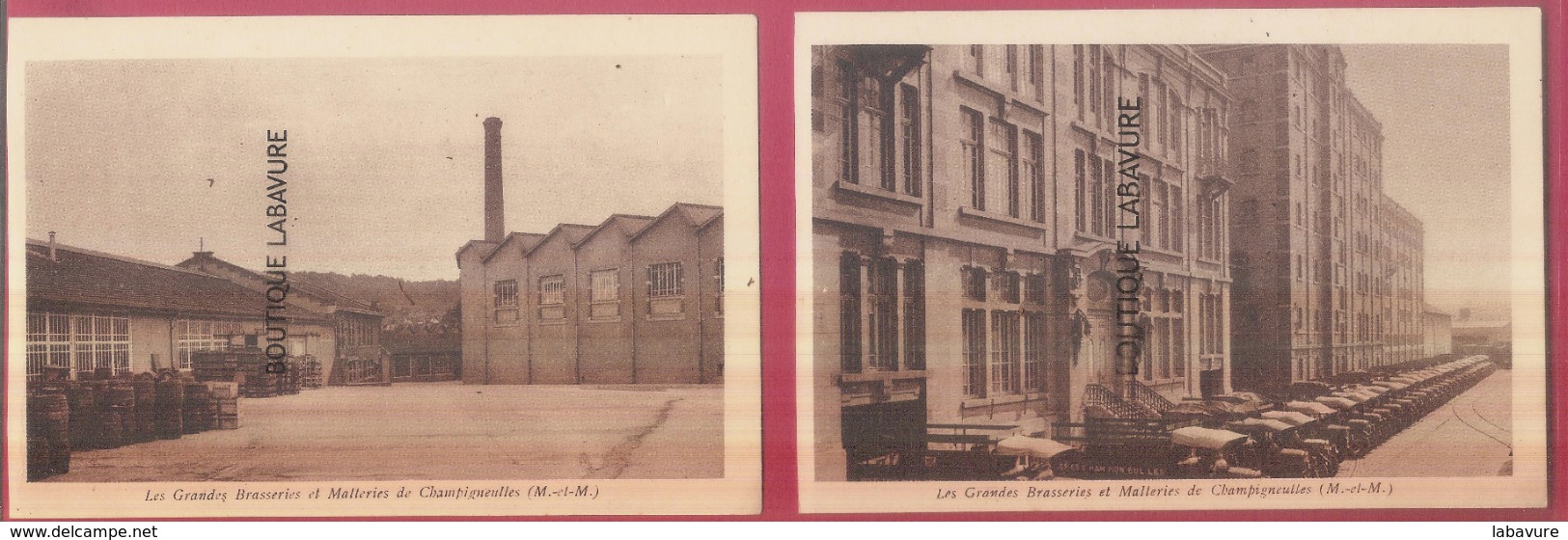 54 ----CHAMPIGNEULES--Lot De 12 Cpsm Pf------Les Grandes Brasseries Et Malteries...diverses Vues - 5 - 99 Cartoline