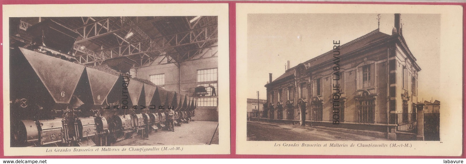 54 ----CHAMPIGNEULES--Lot De 12 Cpsm Pf------Les Grandes Brasseries Et Malteries...diverses Vues - 5 - 99 Postcards