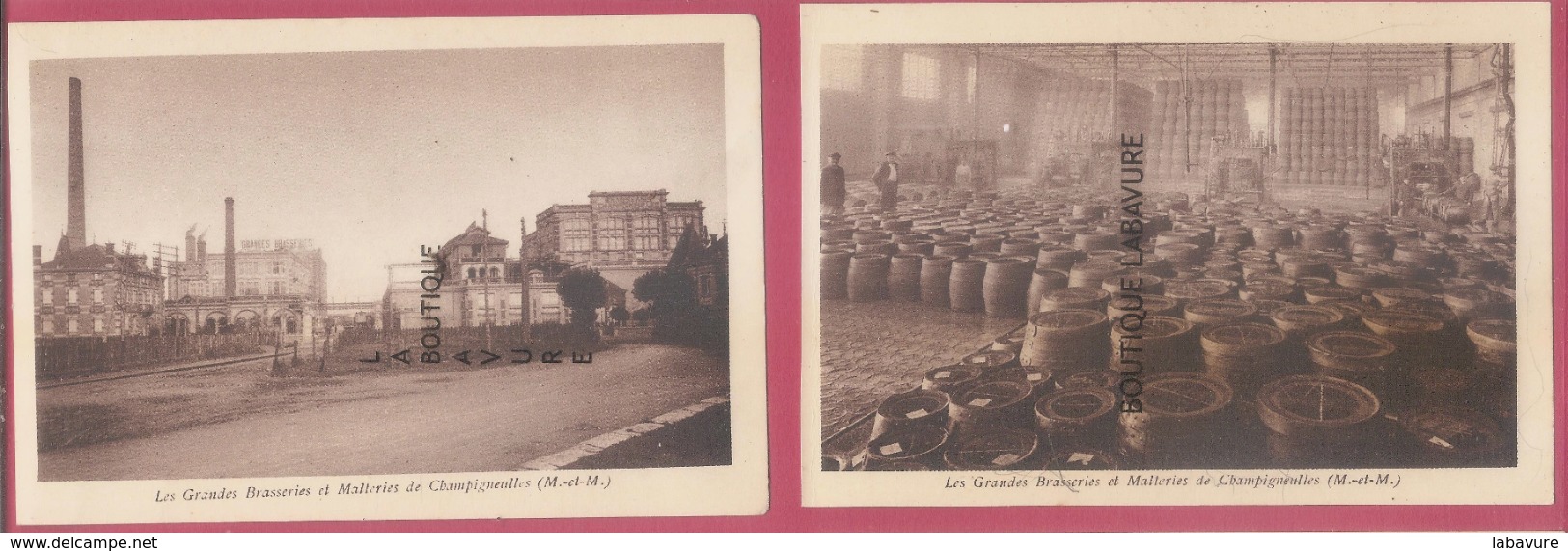 54 ----CHAMPIGNEULES--Lot De 12 Cpsm Pf------Les Grandes Brasseries Et Malteries...diverses Vues - 5 - 99 Cartoline