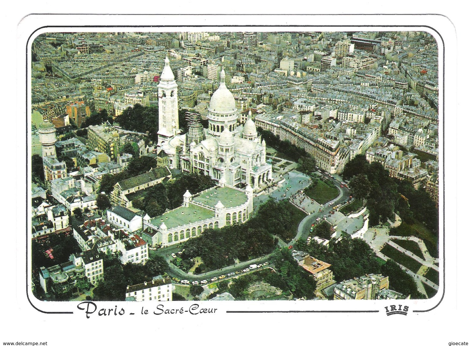 PARIS - LE SACRE COEUR - 434 - VUE AERIENNE - VIAGGIATA 1988 -  (1906) - Sacré Coeur