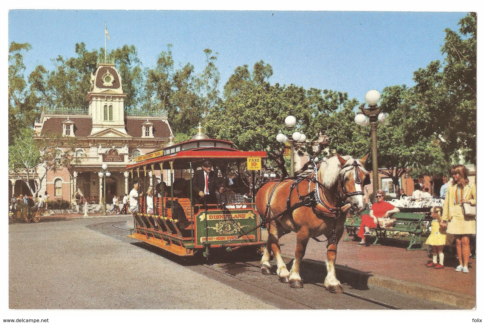 Disneyland - Horse-drawn Streetcar - Anaheim