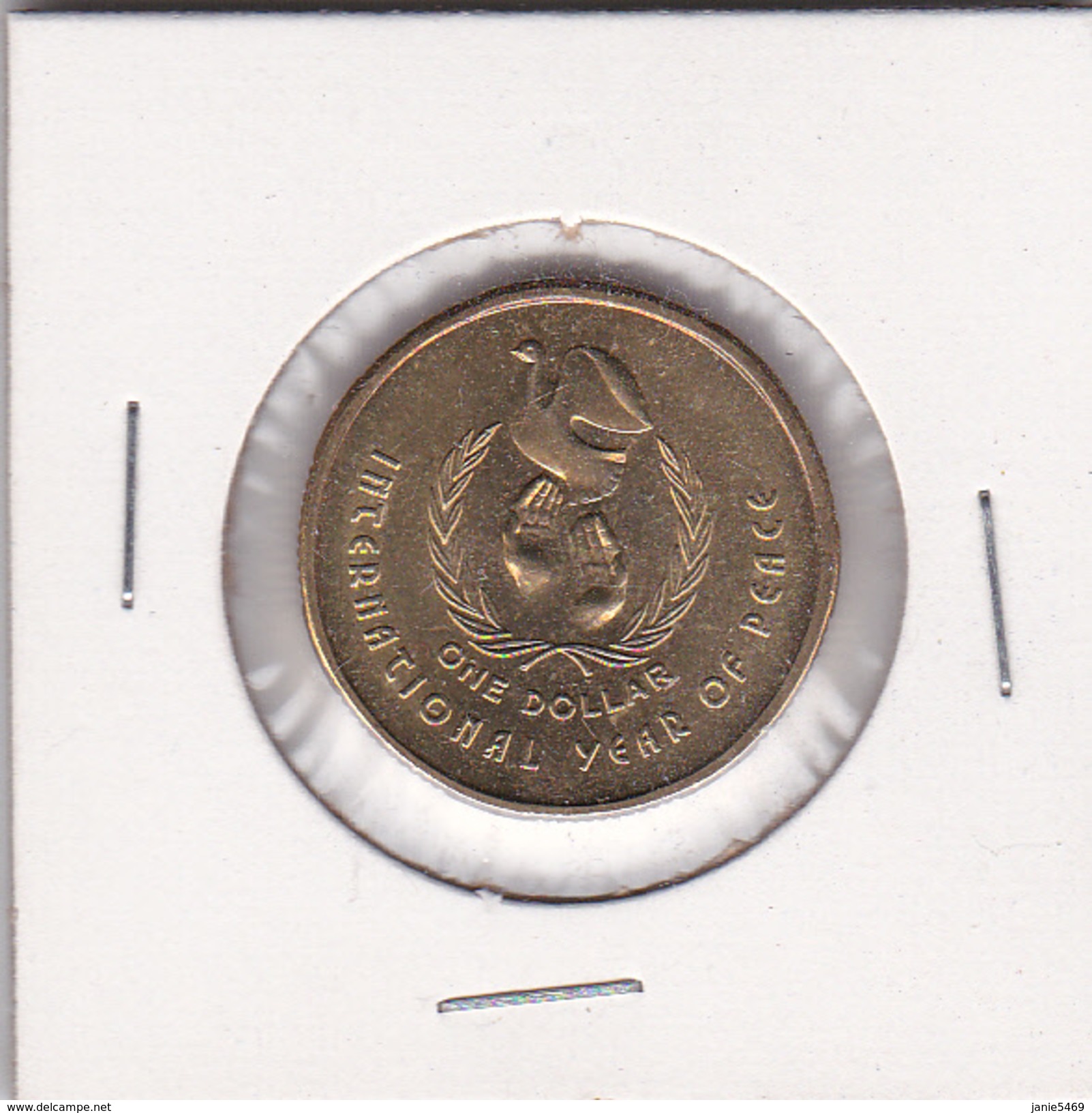 Australia 1986 International Year Of Peace $ 1.00 Coin - Dollar